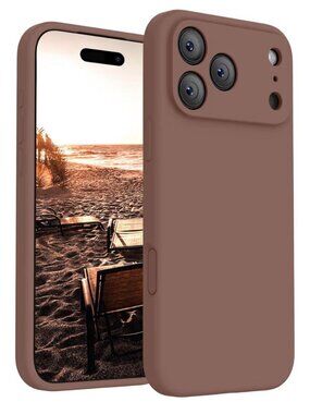 New FireNova Magnetic Phone Case for iPhone 18, Liquid Silicone, MagSafe, Brown